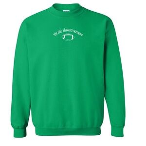 Gildan Puff Tis The Damn Season Football Crewneck Sweatshirt